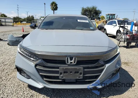 2021 Honda Accord Sport из США, поврежденный, VIN 1HGCV2F37MA014460